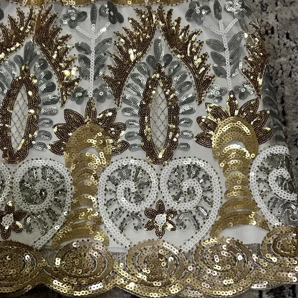 Main Strip Sequin Skirt - Picture 3 of 7